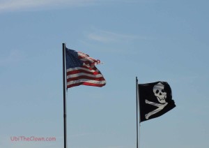 Pirate flag over Beaufort