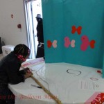 The fishing booth at the Valentine's Day Extravaganza for Special Needs Children of Wayne County, NC.