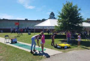 Some of the outdoor activities at St Mary Fall Festival.