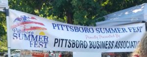 Pittsboro Business Association hosted Summer Fest.